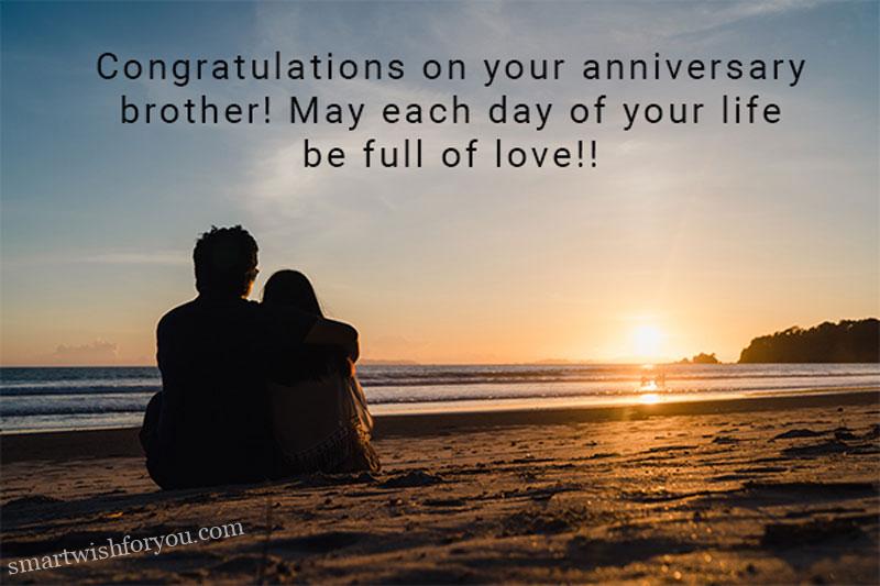 Heartfelt Wedding Anniversary Wishes For Brother