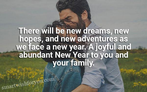 65+ New Year Wishes For Boyfriend