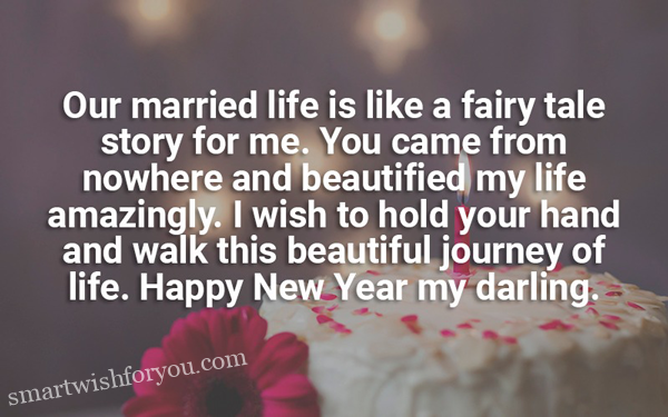 65+ New Year Wishes For Wife