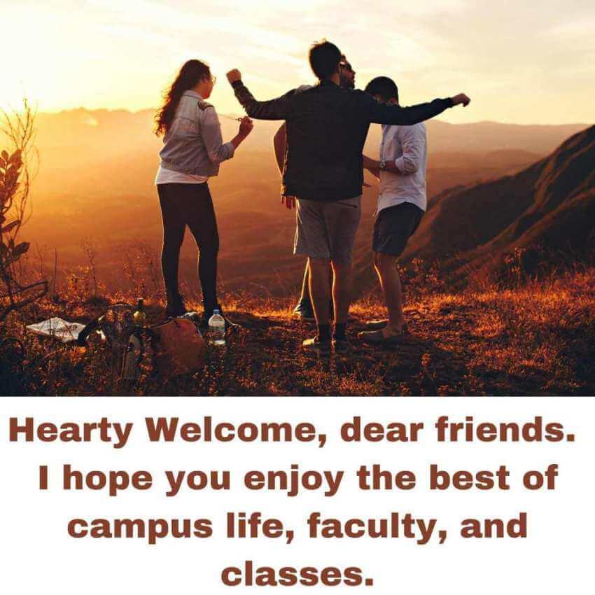 Hearty Welcome, dear friends
