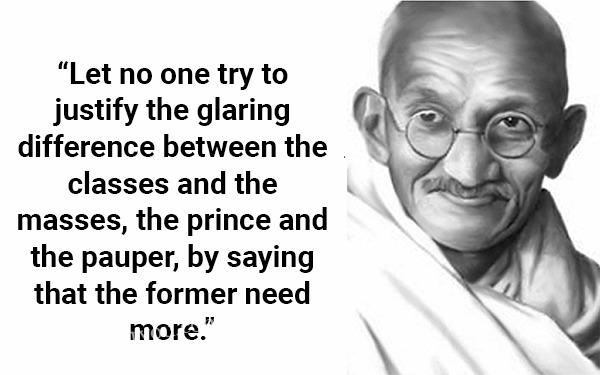 Quotes On Gender Equality By Mahatma Gandhi 