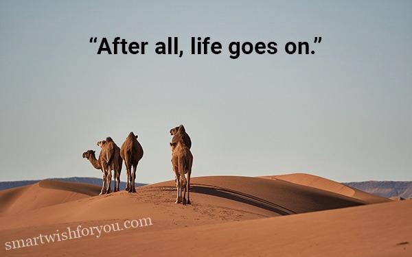 Life Must Go On Quotes