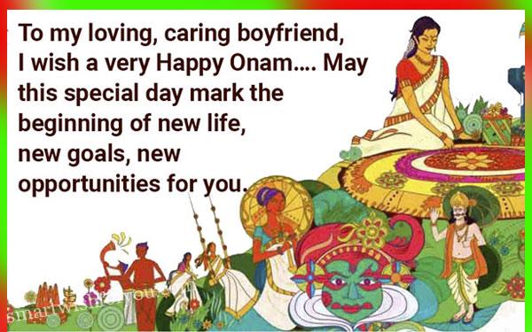 Onam wishes For Boyfriend